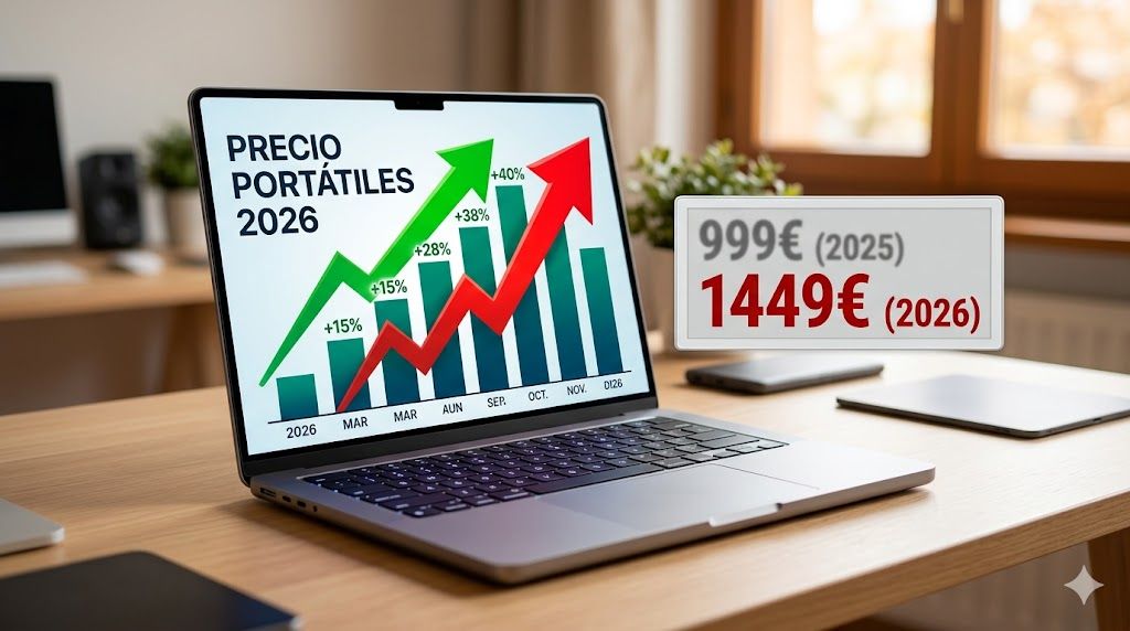 El precio de los portátiles en 2026